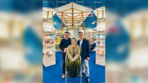 USTPH director Benedict Parfan, USTPH author, Ateneo Press director Rica Bolipata Santos and UP Press director Galileo Zafra.