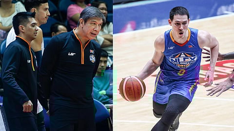 NLEX coach Jong Uichico & Robert Bolick