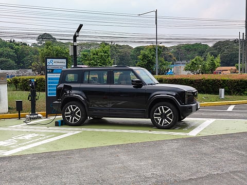 The Jaecoo EJ6 charges up quietly before its next mighty ride.