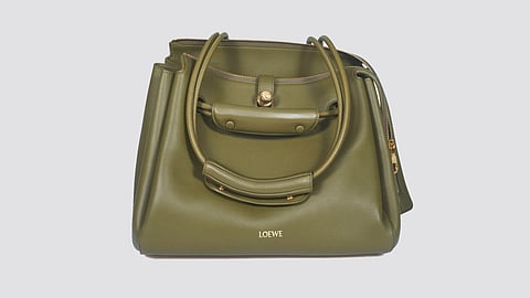 The Madrid Bag during LOEWE SS25 Show.