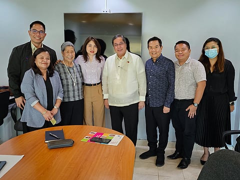 DOH Secretary Ted Herbosa and DOH Assistant Secretary Albert Domingo meet with officials from HealthJustice PH to reaffirms their commitment against tobacco and vape products (Photo courtesy of DOH)