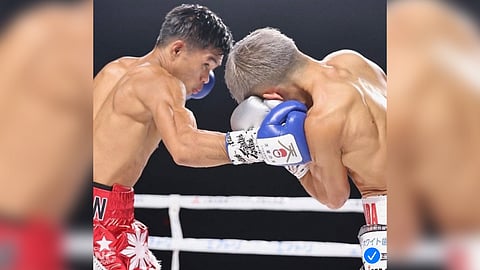 Filipino champion Pedro Taduran (left) and Japanese challenger Ginjiro Shigeoka are going at it once again on 24 May in Osaka.