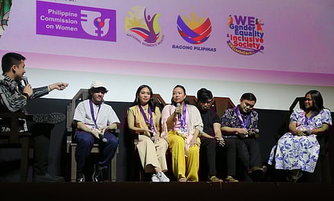 Kakki Teodoro responds to a question during the talkback session. She portrayed Nimia in ‘Isang Himala.’