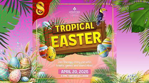 Winford Manila reimagines Easter with games, magic, and golden egg surprises