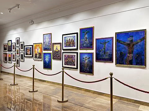 Kuwaresma by Manuel Baldemor at The Manila Hotel’s Art Gallery.