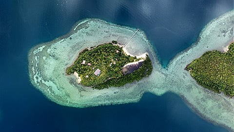 Pangatalan Island in Taytay, Palawan comprise the network of marine protected areas in Shark Fin Bay. 