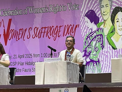 COMELEC Chairman George Garcia underscores the vital role of the youth vote in shaping the country’s political landscape and stresses the importance of electing qualified candidates.