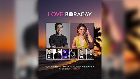Music festivals across Boracay, Coron and Samal