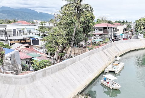 The Department of Public Works and Highways-Bataan 2nd District Engineering Office has recently completed a 125-lineal-meter flood control structure along the Talisay River in Barangay Talisay, City of Balanga.