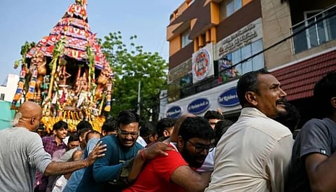 India temple stampede crushes six to death