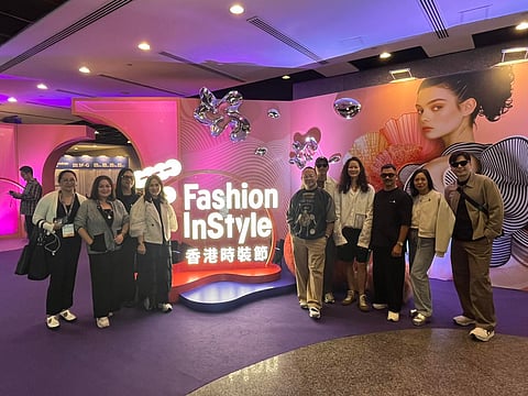 The Philippine delegation to the Hong Kong Trade Development Council’s ‘Fashion in Style.’