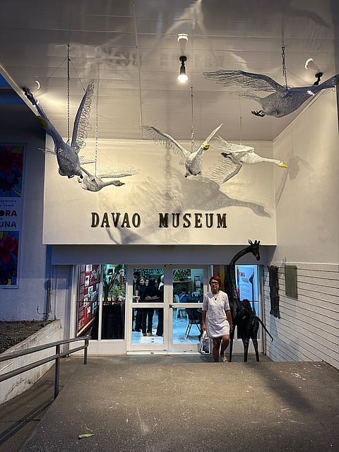 Ann Tiukinhoy-Pamintuan’s menagerie adorn the entrance of the Davao Museum.