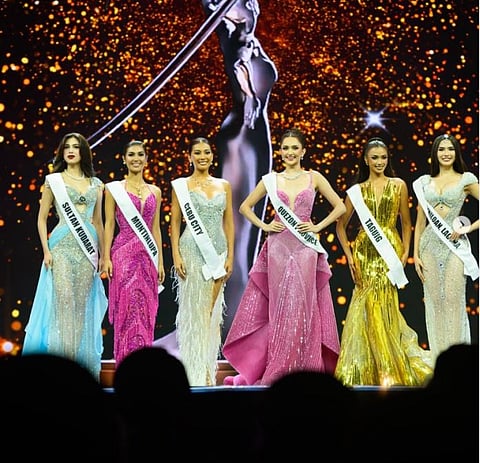 The top six candidates of Miss Universe Philippines 2025. 