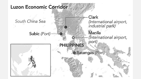The Luzon Economic Corridor is an offshoot of the Trilateral Leaders’ Summit of the Philippines, United States and Japan, which aims to bring in investments in the western parts of Luzon.
