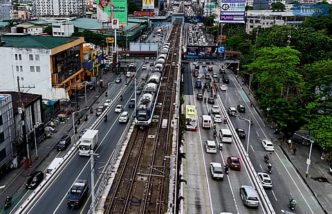 Motorists travel along EDSA North and Southbound in Quezon City on Thursday, 8 May 2025. According to the Philippine Statistics Authority (PSA), 2023 recorded the highest number of fatalities due to road traffic accidents.