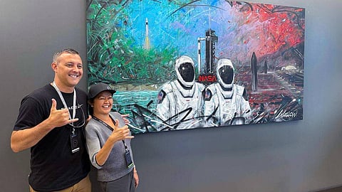 First Lady Liza Araneta-Marcos visits to the SpaceX rocket launch facility in Cape Canaveral, Orlando, Florida, USA last 7 May.