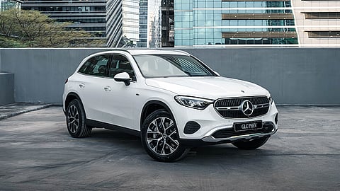 The Mercedes-Benz GLC 350e Plug-in Hybrid combines everyday versatility with modern luxury in a sleek, electrified SUV.