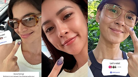 Several local celebrities were up early on Monday, 12 May, to cast their votes at their respective precincts for Halalan 2025. Among those who exercised their right to vote were Anne Curtis, Kim Chiu, and Bianca Gonzalez. All three took to social media to share snapshots of their voting experience—whether showing off inked fingers or encouraging others to participate in the electoral process.