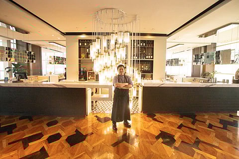 Executive Chef Luis Chikiamko holds court at Discovery Primea’s Flame.