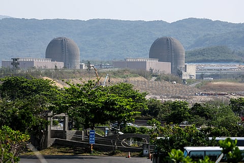 VIEW of the Ma’anshan Nuclear Power Plant as seen from the Taipower Exhibit Center in Pingtung, in Southern Taiwan. 