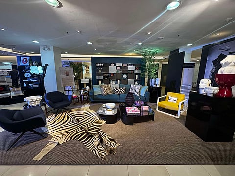 Aura is whimsical chic and sophistication meets a playful spirit in this living room by Cynthia Almario.