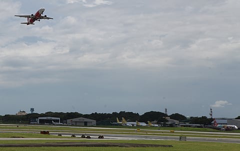 A passenger plane is seen taking off at the Ninoy Aquino International Airport. Air transport statistically is still the safest way to travel, according to studies.  