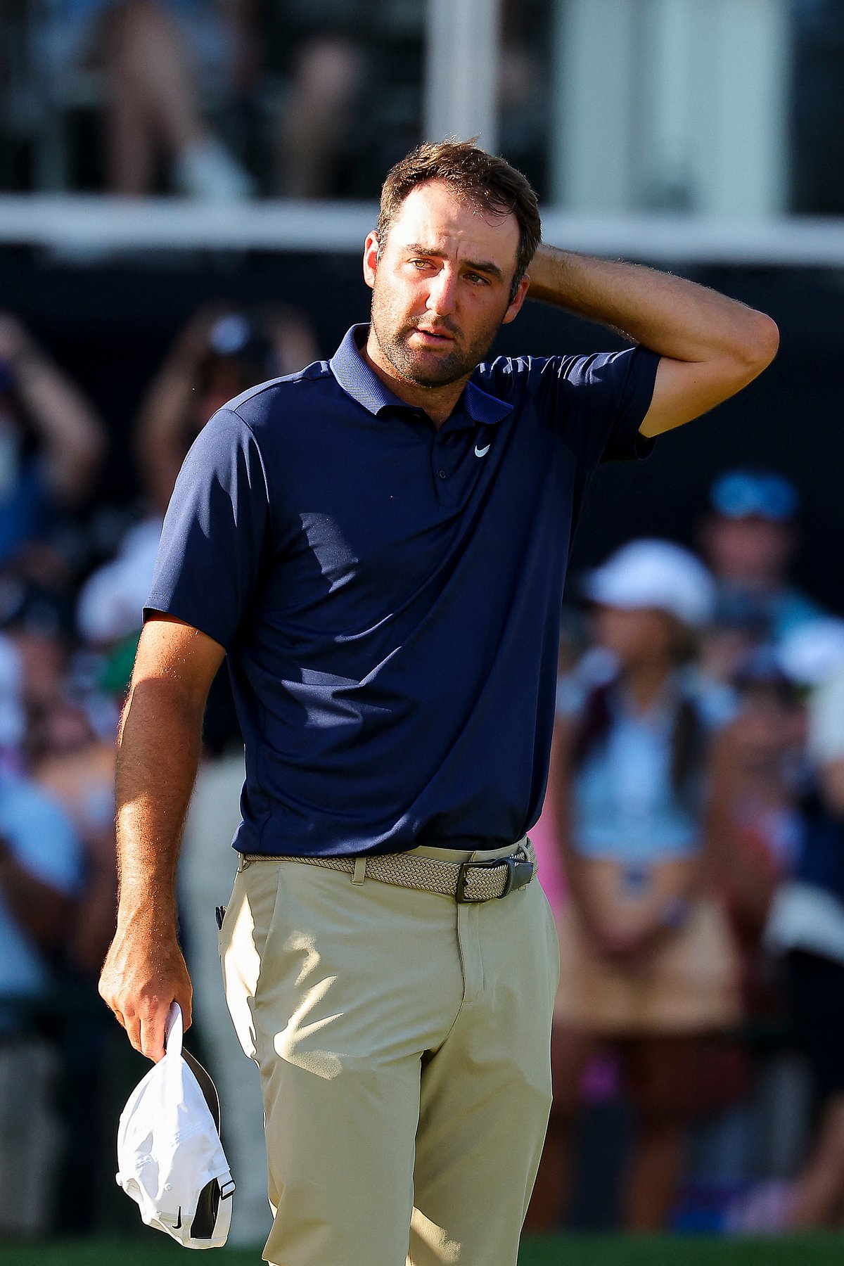 STAYING THE COURSE: Scheffler brushes off future major talk