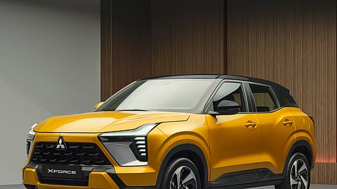 With the impact of the newly launched Xforce compact SUV in the Philippines (shown), sales of the Xpander seven-seat crossover MPV have been strong, while the long-standing popularity of the Mirage G4 compact sedan and the L300 compact commercial vehicle further boosted overall sales. 