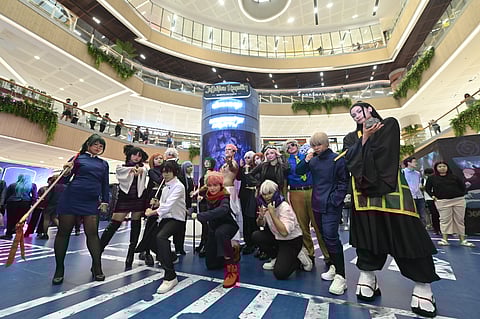 CHARACTERS come to life in the anime pop-up world.