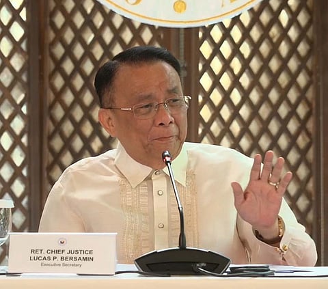 Shakeup  Executive Secretary Lucas Bersamin, who is among those retained in their positions, announced on Friday the latest changes in the Executive department following the directive of President Ferdinand ‘Bongbong’ Marcos Jr. for courtesy resignations. 