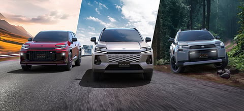 THREE faces of the new Toyota RAV4 — urban, sporty and off-road — show off its evolved versatility.
