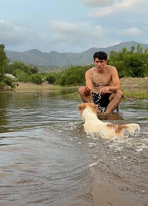 GERALD Anderson enjoying nature. 