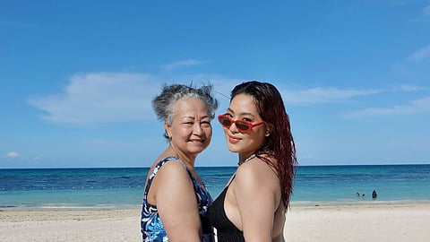 Rosanna Iringan and daughter Rita Daniela. 
