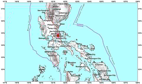 A magnitude 4.6 earthquake jolted General Nakar, Quezon this Tuesday noon, with the tremors felt in Metro Manila and nearby provinces