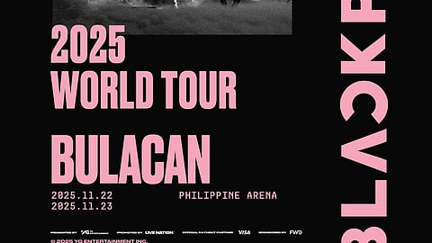 Blackpink world tour poster in Bulacan.