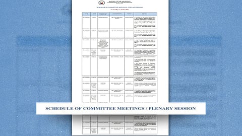 THE Commission on Appointments on Wednesday released its schedule of confirmation hearings for next week, with Transportation Secretary Vivencio 'Vince' Dizon III set to appear first.