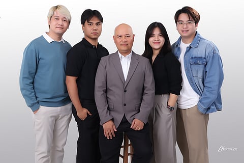 (FROM left) Simon Lim, Harvin John Castanares, Ar. Alvin Tejada, Maree Charlize Jimenez and Joshua Ramos.