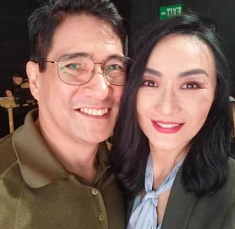 Seasoned actor Ricardo Cepesa and partner Marina Benepayo
