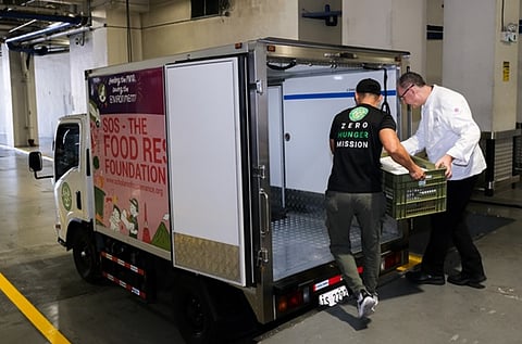 ALMOST 5,000 kilograms of surplus food were donated to 12 communities in Metro Manila, reducing up to 12,000 kilos of carbon emissions. 