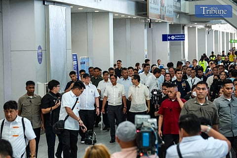 President Ferdinand R. Marcos Jr. inspects upgraded facilities at NAIA Terminal 3 in Pasay City on Tuesday, 3 June 2025, following the recent turnover of operations to the New NAIA Infrastructure Corporation (NNIC). Marcos received a briefing on NNIC’s initial accomplishments before touring key areas, including the Immigration Area, OFW Immigration Annex, OFW Lounge and Rest Area, TNVS bay, and Arrival curbside. He was joined by Transportation Secretary Vivencio B. Dizon, Migrant Workers Secretary Hans Leo J. Cacdac, OWWA Administrator Patricia Yvonne Caunan, and San Miguel Corporation President and CEO Ramon S. Ang.