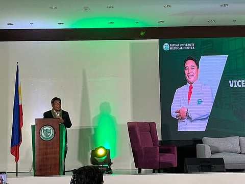 DR. VICENTE Santos, president of Fatima University Medical Center, unveiled its cutting-edge ZEISS SMILE pro technology, a minimally invasive procedure designed to correct nearsightedness and astigmatism.