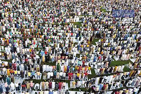 Morning prayer on Eid al Adha