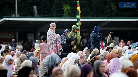 MUSLIM brothers and sisters gather at Quezon City Memorial Circle on Friday, 6 June 2025, to observe Eid al-Adha, the “Festival of Sacrifice,” a significant religious celebration observed by Muslims around the world.