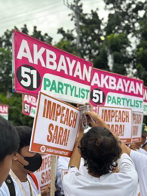AKBAYAN to lead a three-day rally next week in protest of Senate's reluctance to immediately convene as a court and start Vice President Sara Duterte's impeachment trial.