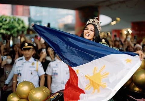 MISS Grand International 2024 Christine Juliane ‘CJ‘ Opiaza’s homecoming parade. 