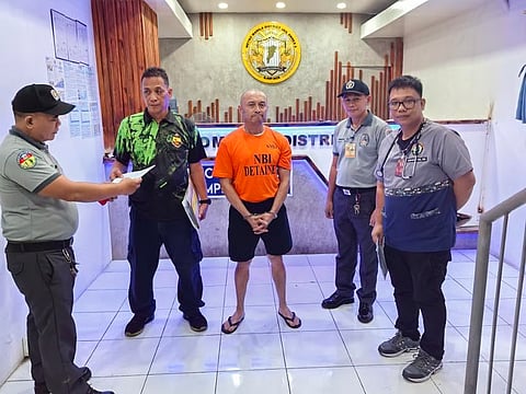 FORMER Negros Oriental Congressman Arnolfo "Arnie" Teves Jr. was transferred to a jail facility of BJMP in Bicutan, Taguig City. (Photo courtesy of NBI Director Jaime Santiago)