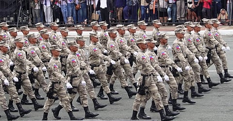 BUCOR delegation at Luneta Park for the 127th Independence Day celebration. (Courtesy of BuCor)