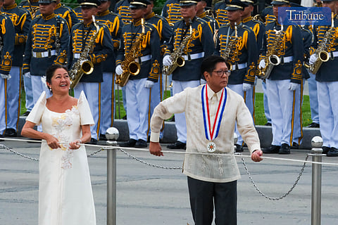 President Ferdinand Romualdez Marcos Jr. And First Lady Liza Araneta - Marcos leads the flag-raising and wreath-laying ceremony for the 127th Independence Day celebration. 