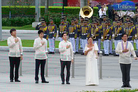 President Ferdinand Romualdez Marcos Jr. leads the flag-raising and wreath-laying ceremony for the 127th Independence Day celebration on June 12, 2025, at the Rizal Monument in Rizal Park, Luneta, Manila. The event carried the theme “Kalayaan. Kinabukasan. Kasaysayan.” Accompanying the President are First Lady Liza Araneta-Marcos and their sons, Ilocos Norte First District Representative Sandro Marcos, Simon Marcos, and Vinny Marcos. Also present are Armed Forces of the Philippines Chief General Romeo Brawner and National Historical Commission of the Philippines Chairperson Regalado Trota Jose Jr., along with cabinet officials and members of the diplomatic corps. Simultaneous ceremonies were held at various historical sites across the country.