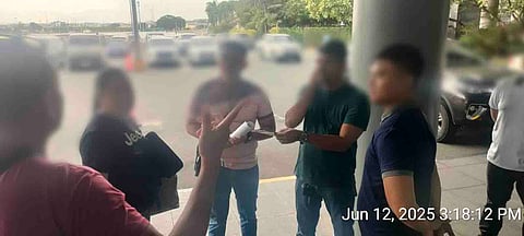 AVIATION security personnel at NAIA Terminal 3 arrested a returning overseas Filipino worker from Thailand on 12 after she was flagged for an outstanding arrest warrant. 